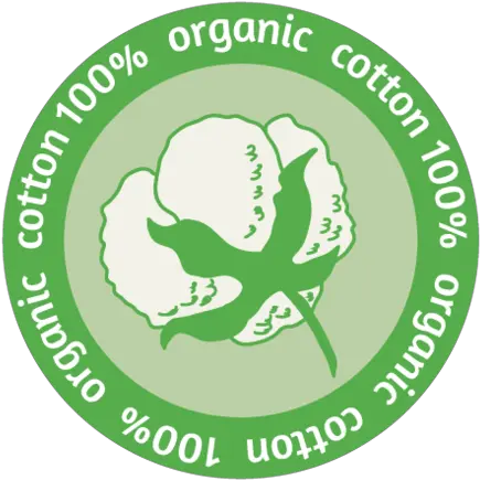 Organic Cotton 100 Organic Cotton Logo Full Size Png Organic Cotton Organic Png