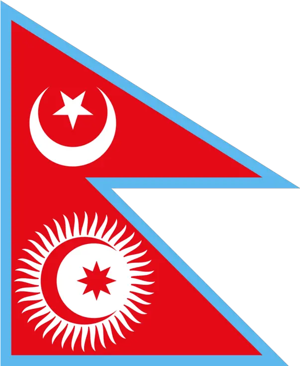 Nepal Flag Flag Of Kyrgyzstan Transparent Png Original New Islamic Caliphate Flag Nepal Flag Png