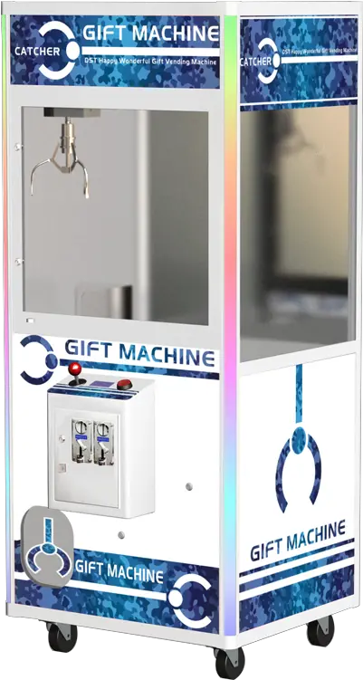 Crane Claw Machine Sky Blue Camo Bill Acceptor Crane Maquinas De Garra Png Claw Transparent