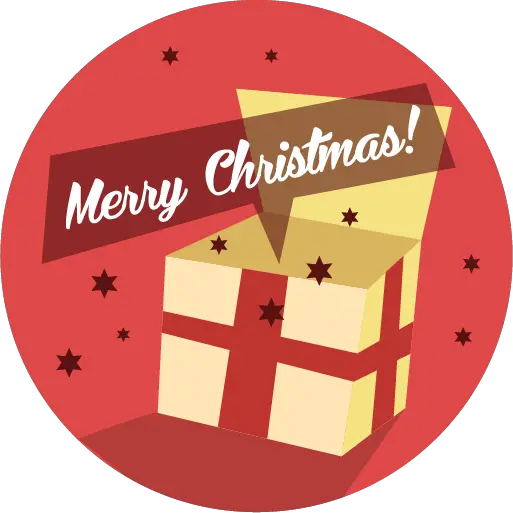 Icono Navidad Feliz Regalo Gratis De Christmas Circle Png Feliz Navidad Png