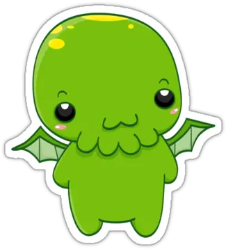 Cthulhu Tattoo Monster Stickers Png Transparent