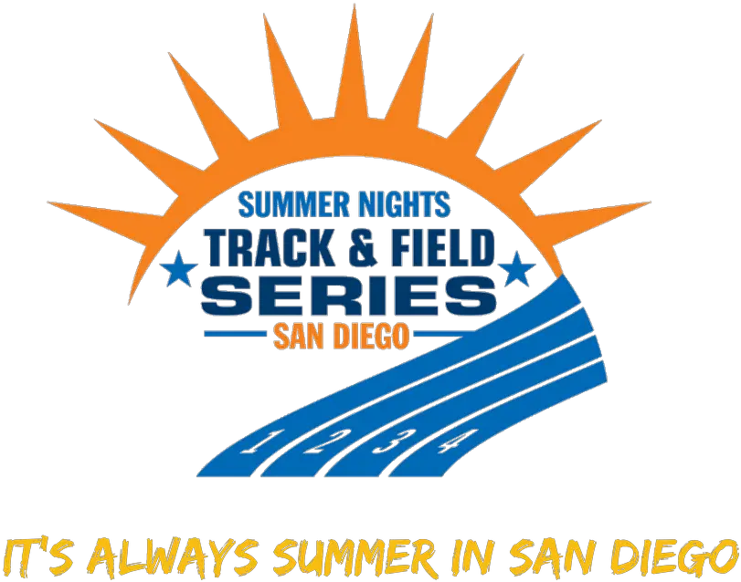 Usa Track U0026 Field San Diego Imperial Summer Nights Tu0026f Summer Nights Track And Field Logo Png Field Png