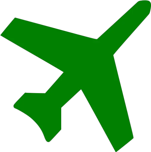 Green Airplane 3 Icon Free Green Airplane Icons Plane Icon Green Png Plane Icon Png