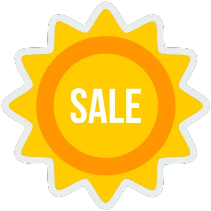 Sale Icon Of Flat Style Available In Svg Png Eps Ai Day Sale Sticker Png