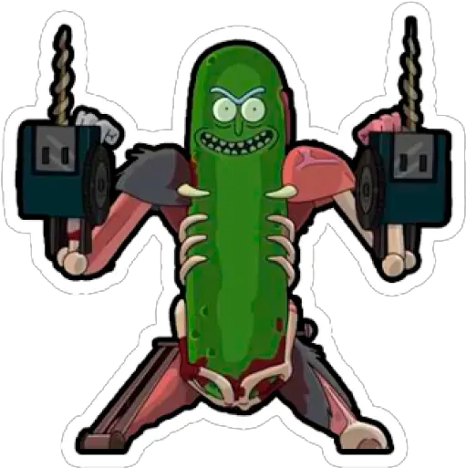 Sticker Maker Pickle Rick Png Pickle Rick Png