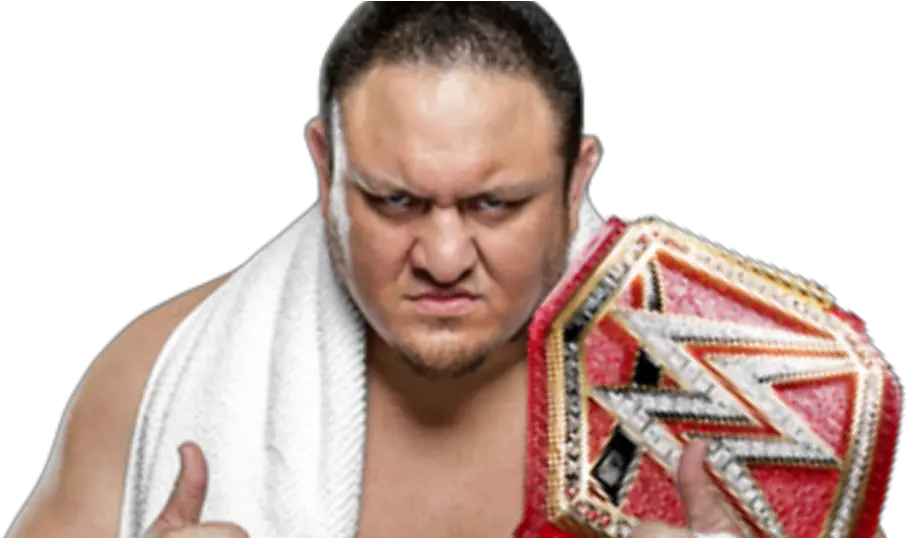 Samoa Joe Signed Wwe Photofile Wwe Universal Championship Png Samoa Joe Png