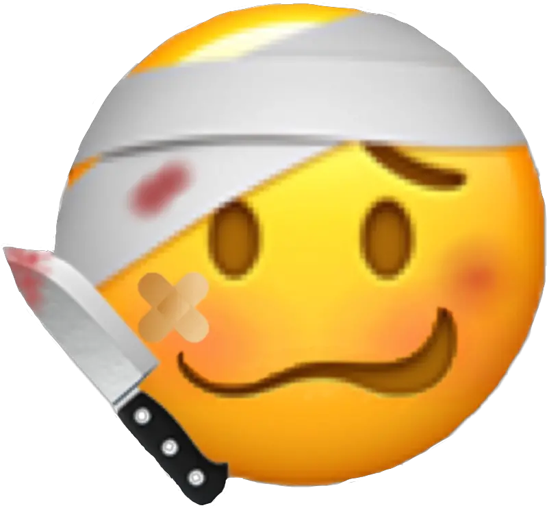 Emoji Gore Sticker By Aesthetic Crystalbat Emoji With Knife Png Knife Emoji Transparent