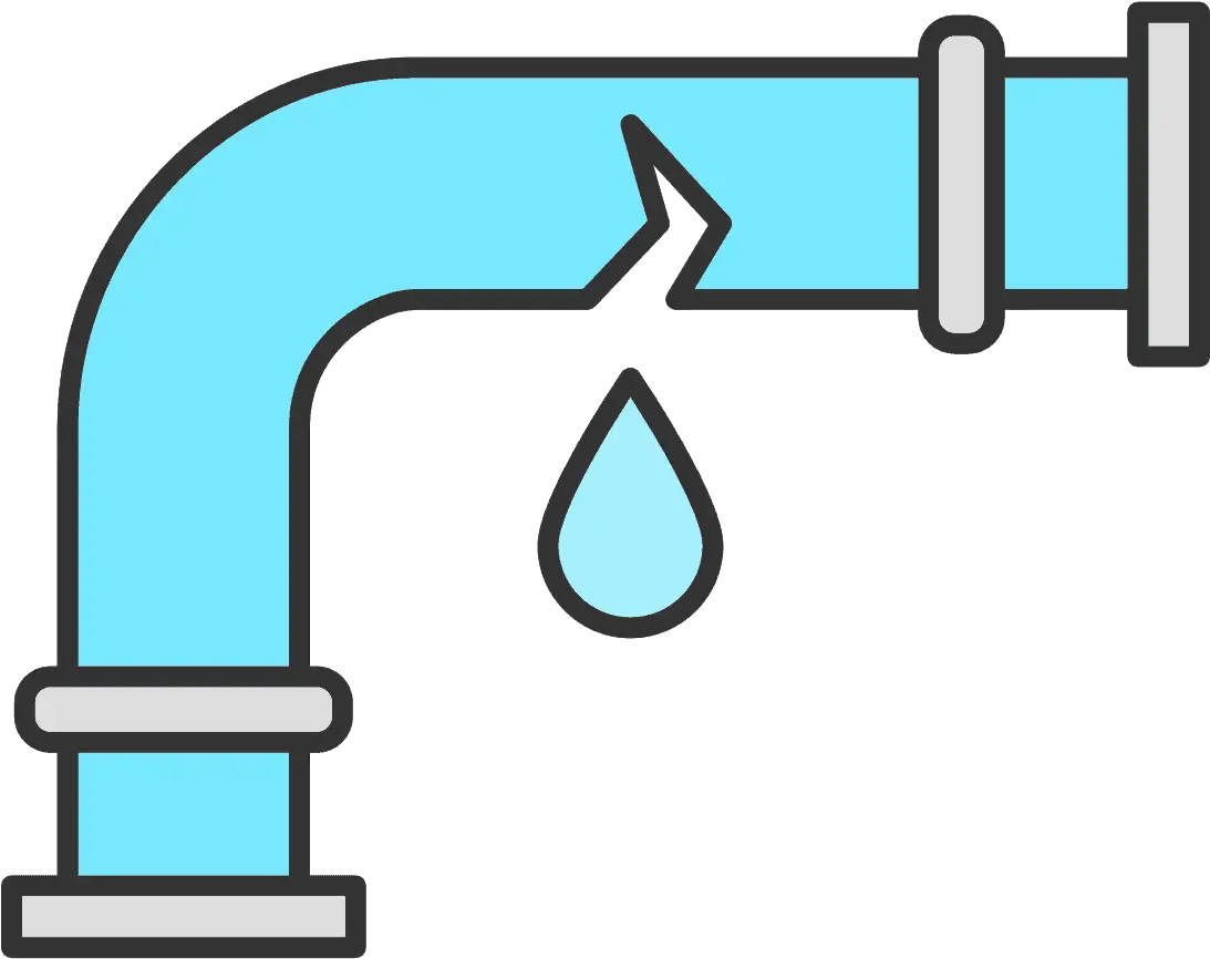 Water And Sewer Fitzu0027s Plumbing Repair Broken Water Pipe Drawing Png Gas Pipeline Icon