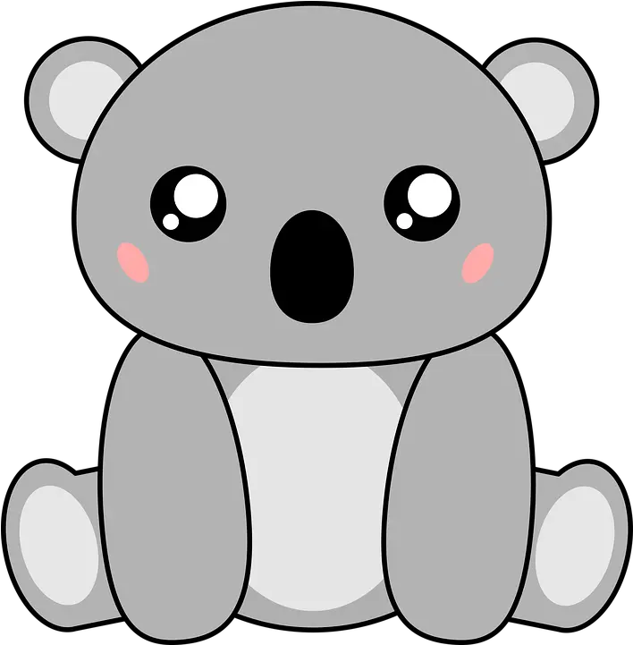 Kawaii Koala Png Image Transparent Background Arts Kawaii Animals Transparent Background Teddy Bear Transparent Background