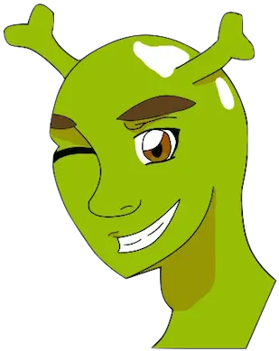 Download Shrek Anime By Iemilynx Anime Shrek Png Shrek Head Png