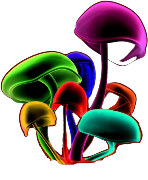 Magic Mushrooms Psd Official Psds Trippy Mushroom Transparent Background Png Psychedelic Png