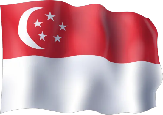 Waving Flag Of Singapore Singapore Wave Flag Png Waving Flag Png