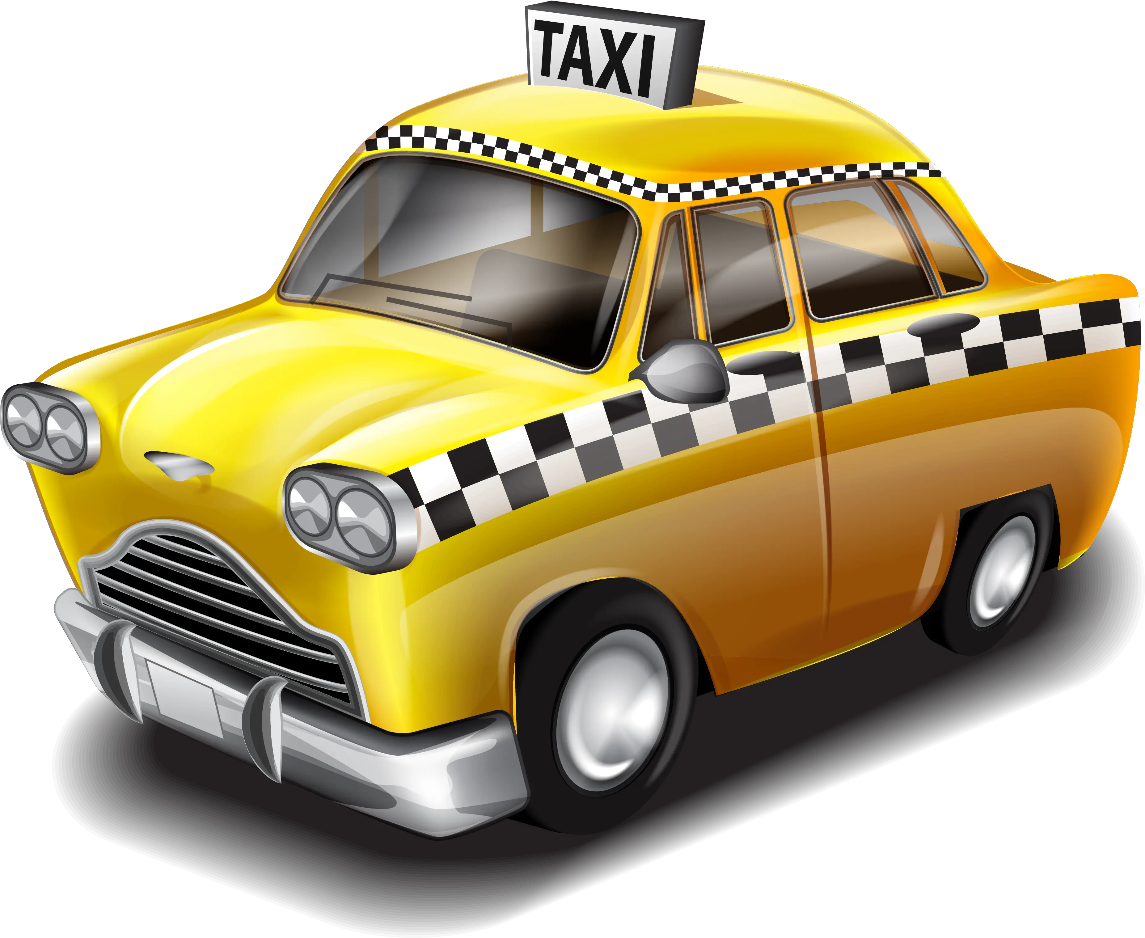 Taxi Png Images Cab Yellow New York Taxi Cartoon Taxi Cab Png