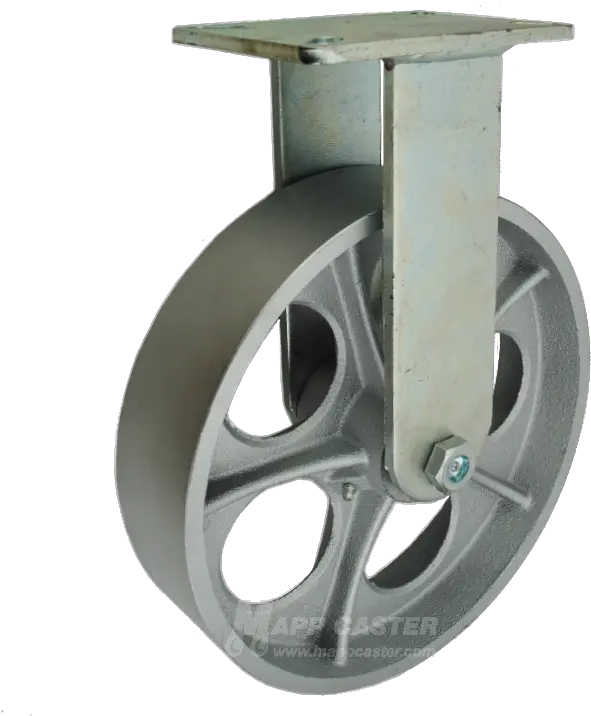 12 X 3 Cast Iron Wheel P70 Rigid Caster 2500 Lbs Capacity Solid Png Steel Icon