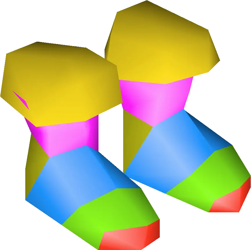 Fancy Boots Osrs Wiki Runescape Rainbow Boots Png Fancy Line Png