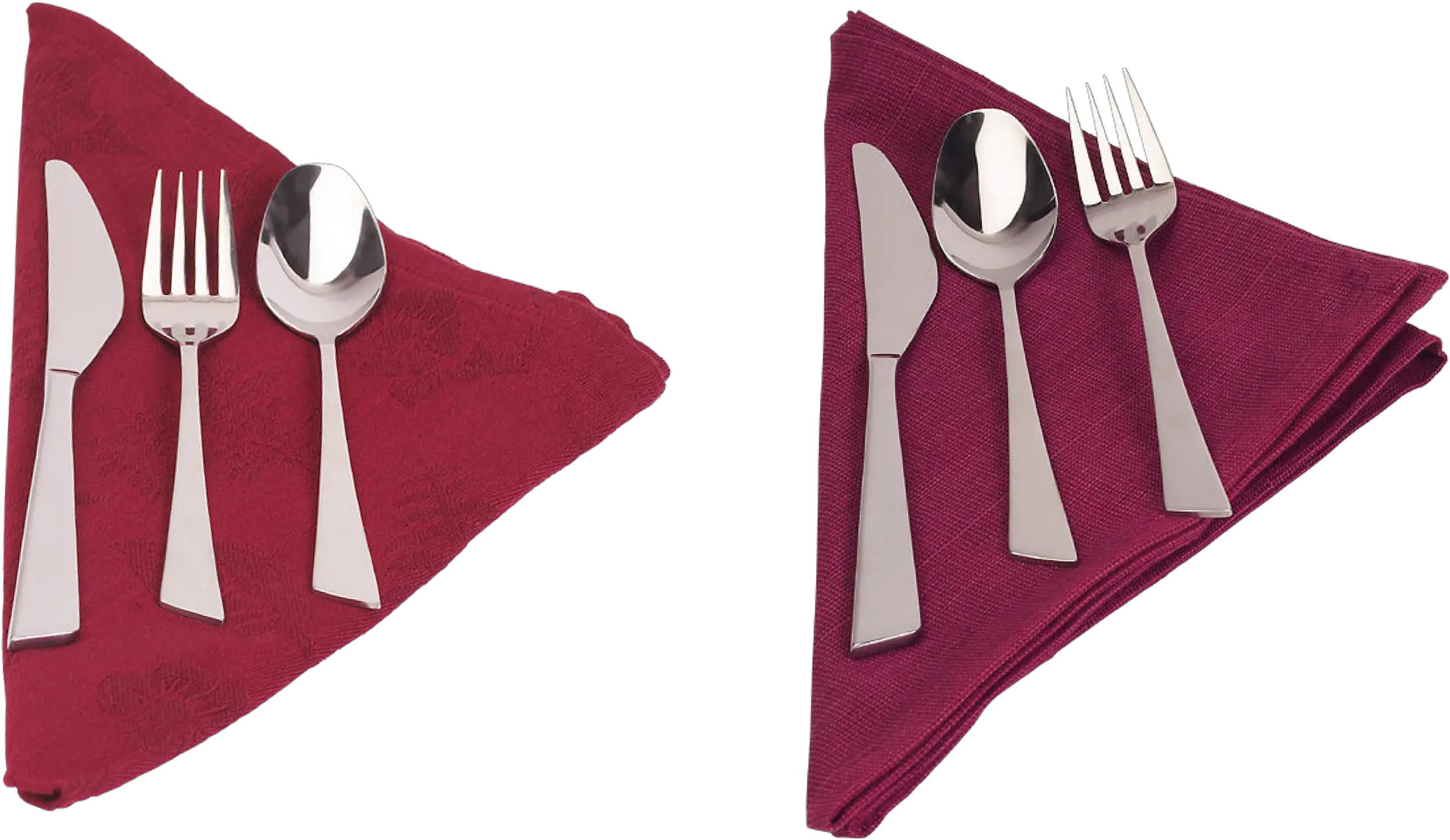 Download Hd Knife Fork And Spoon Napkin With Silverware Fork In Napkin Png Spoon And Fork Png