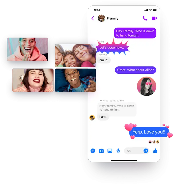 How To Create A Messenger Group Chat Open Facebook Messenger Png Messenger Icon Aesthetic