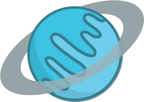 Planet Space Uranus Icon Uranus Flat Art Transparent Background Png Uranus Png