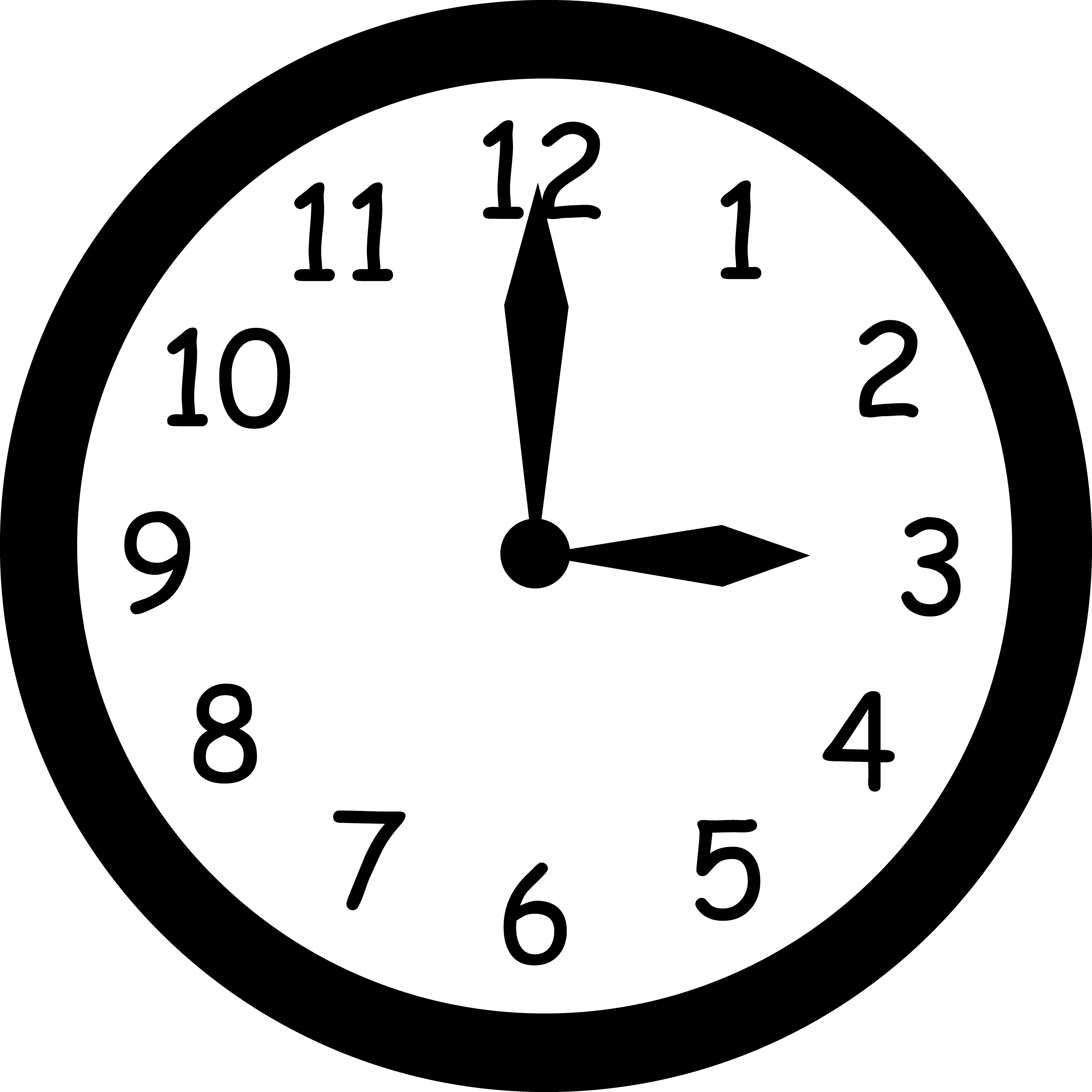 Transparent Roman Numeral Clock Png