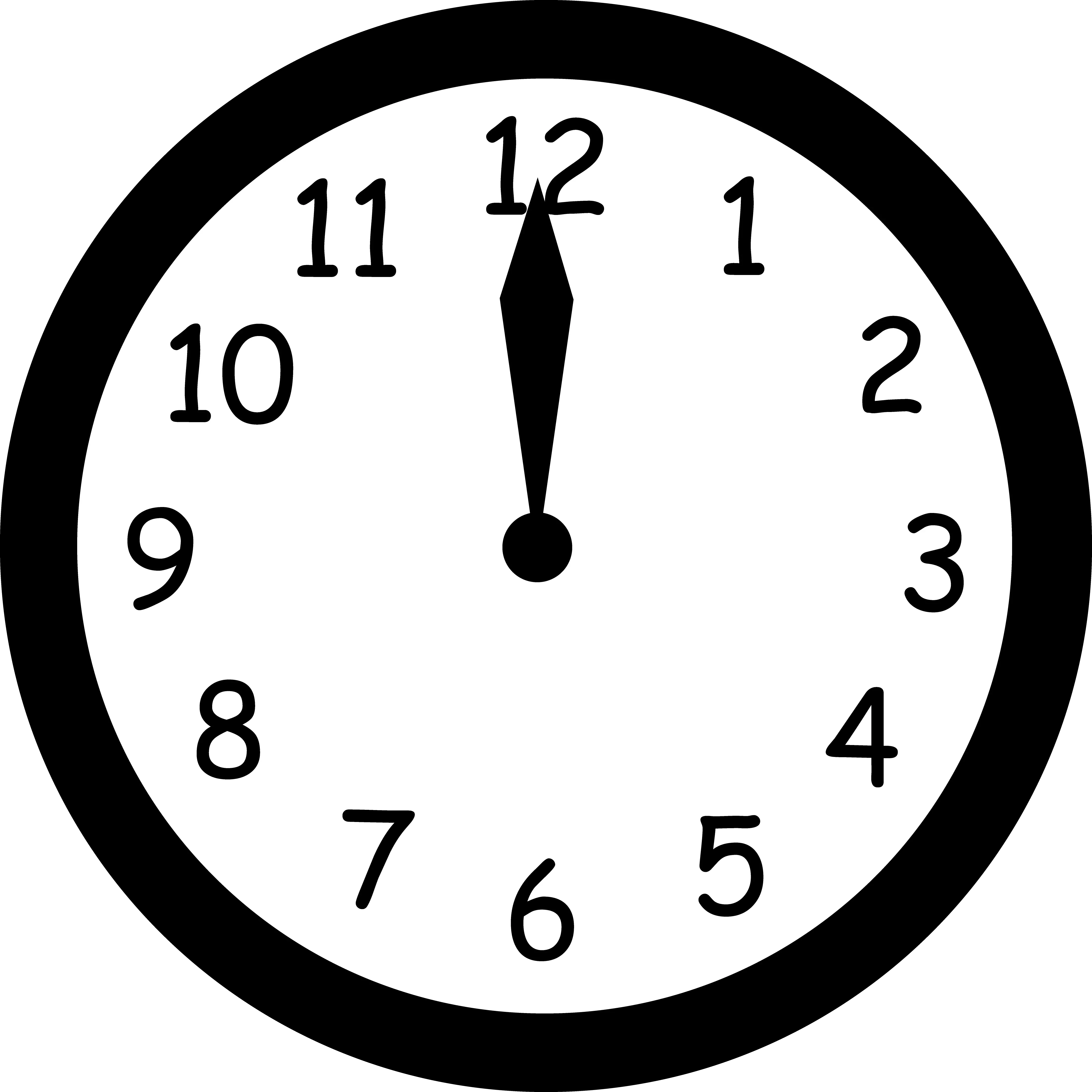 Transparent Clock Face Png