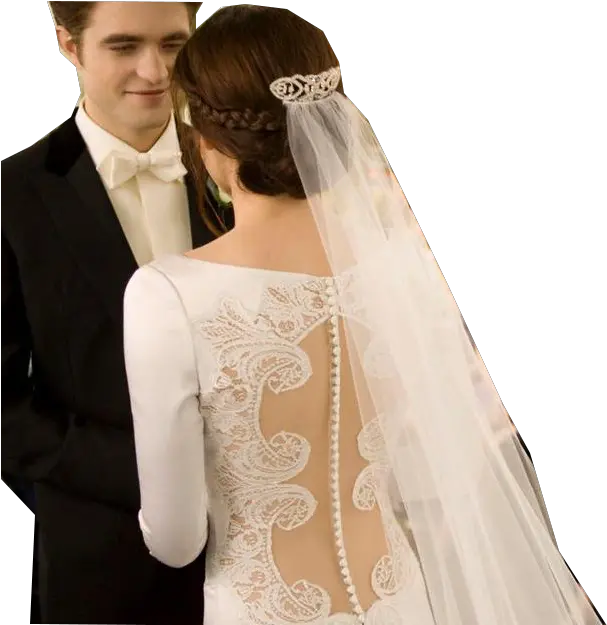 Bella Cullen Wedding Dress Carolina Bella Swan Wedding Dress Back Png Wedding Veil Png png