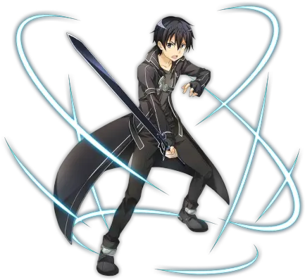 Cool Swordsman Kirito Sword Art Online Integral Factor Sword Png Kirito Png