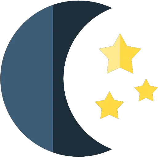 Iphone Crescent Moon Icon Flag Png Night Stars Png