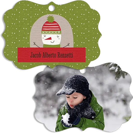 Green Snowman Ornament For Holiday Png Ushanka Transparent