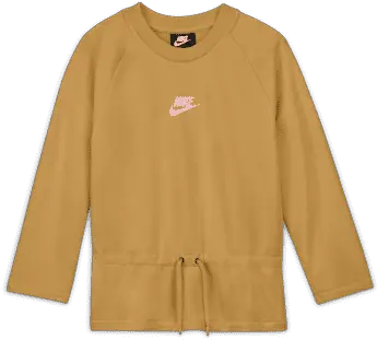 Nike Sportswear Older Kidsu0027 Girlsu0027 34 Sleeve Top Nike Da1395 204 Png Nike Icon Clash Leggings