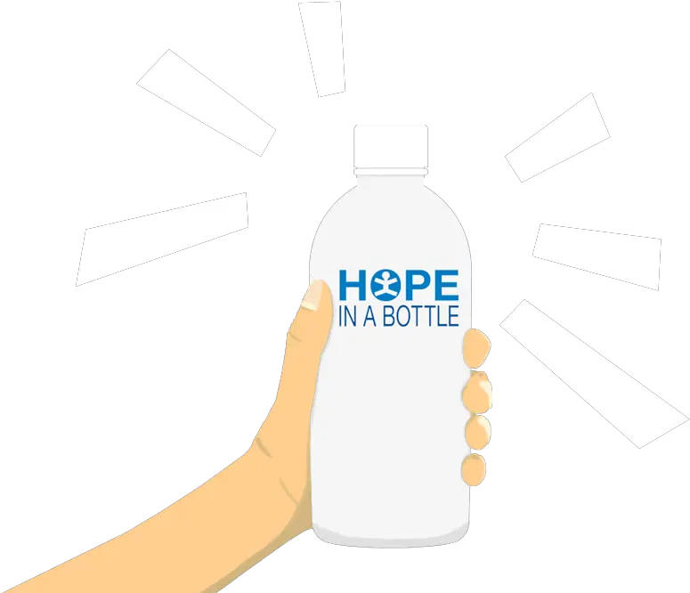 Hope In A Bottle Purified Drinking Water You Drink Hope Hope In A Bottle Png Bottle Png