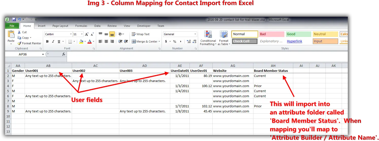 Trail Blazer Running An Import Of Contact Data From Excel Dot Png Excel Import Icon