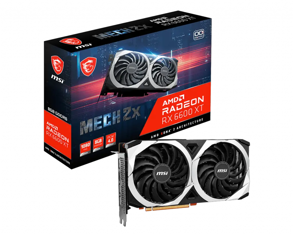 Radeon Rx 6600 Xt Mech 2x 8g Oc Msi 6600 Xt Mech Png Infinity Rx 50 Icon