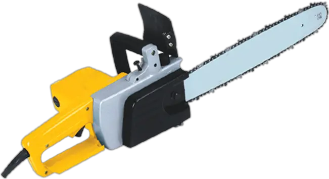 Download Hd One Man Electric Chainsaw Single Phase Chainsaw 16 Electric Chainsaw Machine Png Saw Png