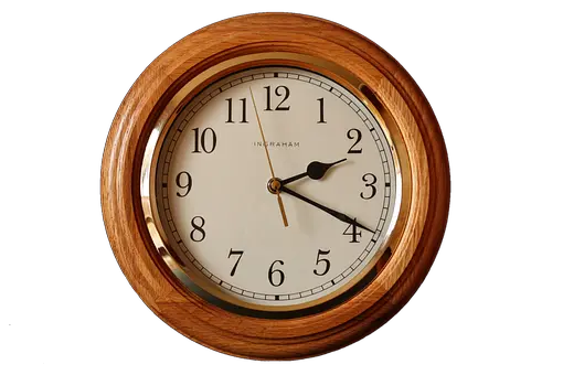 Red Clock Png