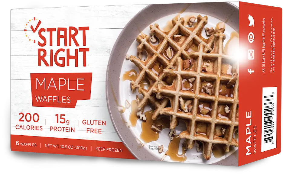 Start Right Start Right Waffles Logo Png Waffles Png