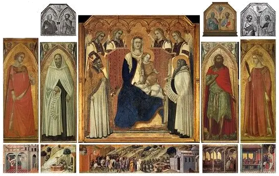 The Churches Of Florence Siena 1 Madonna With Angels Between St Nicholas And Prophet Elijah Png Byzantine Icon St. Peter