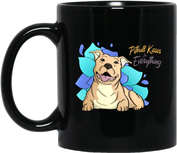 Pitbull Kisses Fix Everything Mugs North Face Coffee Mug Png Pitbull Png