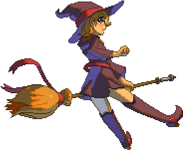 Top The Witch Horror Stickers For Android U0026 Ios Gfycat Transparent Anime Witch Gif Png Akko Kagari Icon