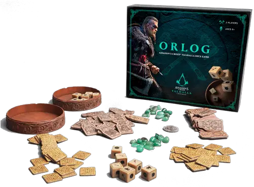 Collectibles From Your Favorite Ubisoft Creed Valhalla Orlog Dice Game Png Assassins Creed Origins Hammer Icon