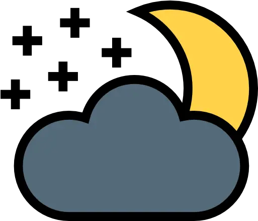 Night Free Weather Icons Png Night Time Icon