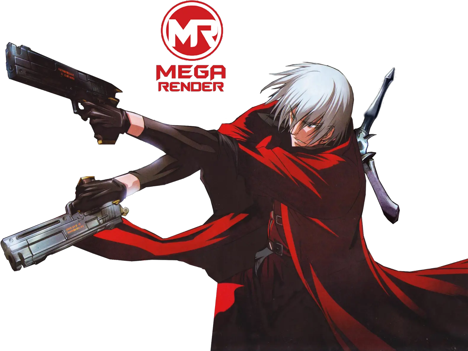 Render Devil May Cry Anime Dante Mega Gun Dante Devil May Cry Png Dante Devil May Cry Png