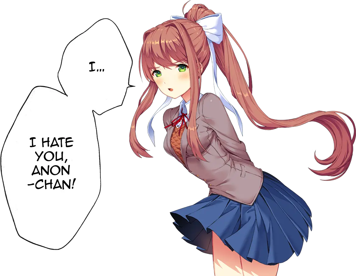 Doki Literature Club Monika Png 2 Monika Doki Doki Png Doki Doki Literature Club Logo