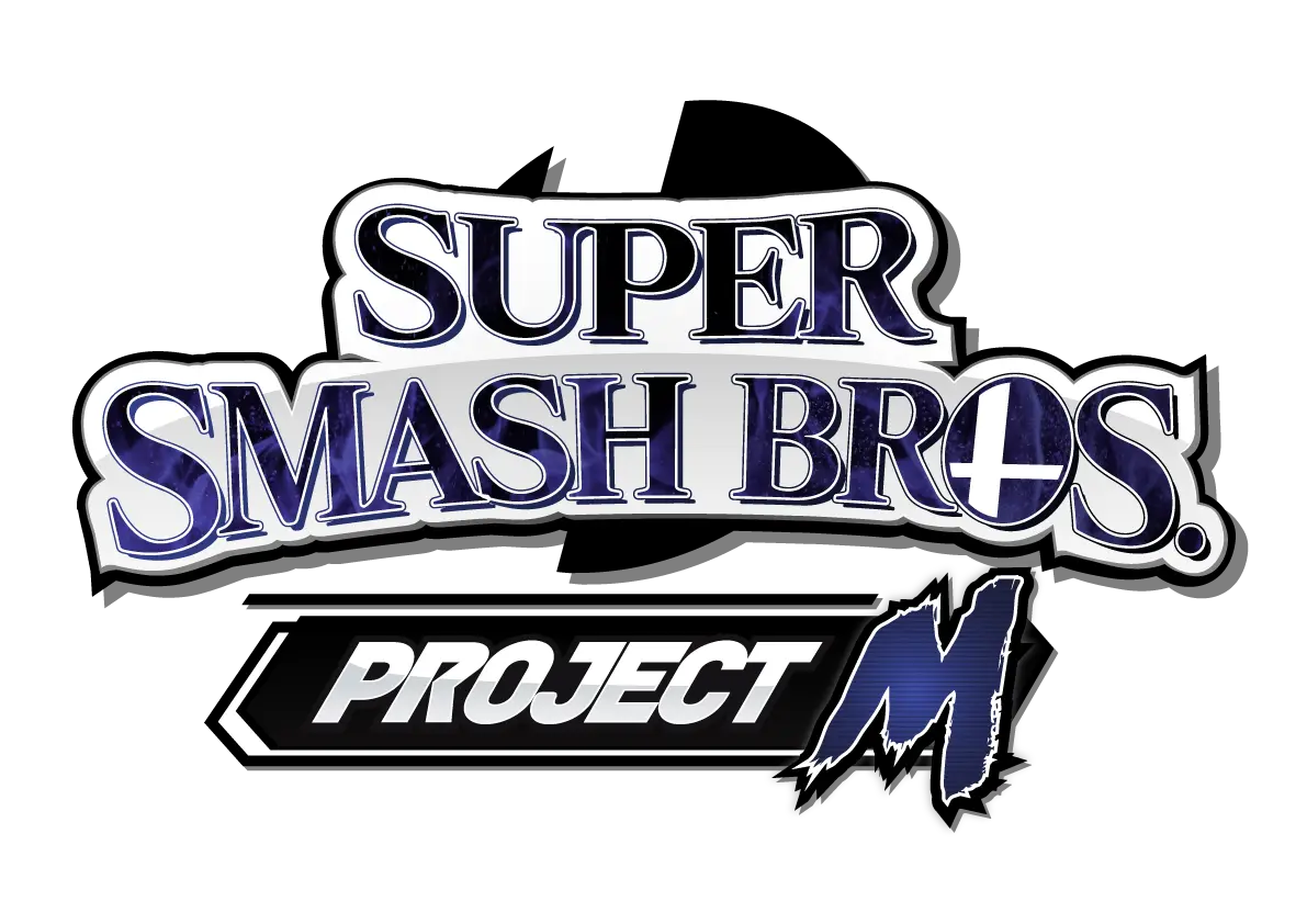 Super Smash Bros Project M Logo Png Super Smash Bros Pm Smash Logo Transparent