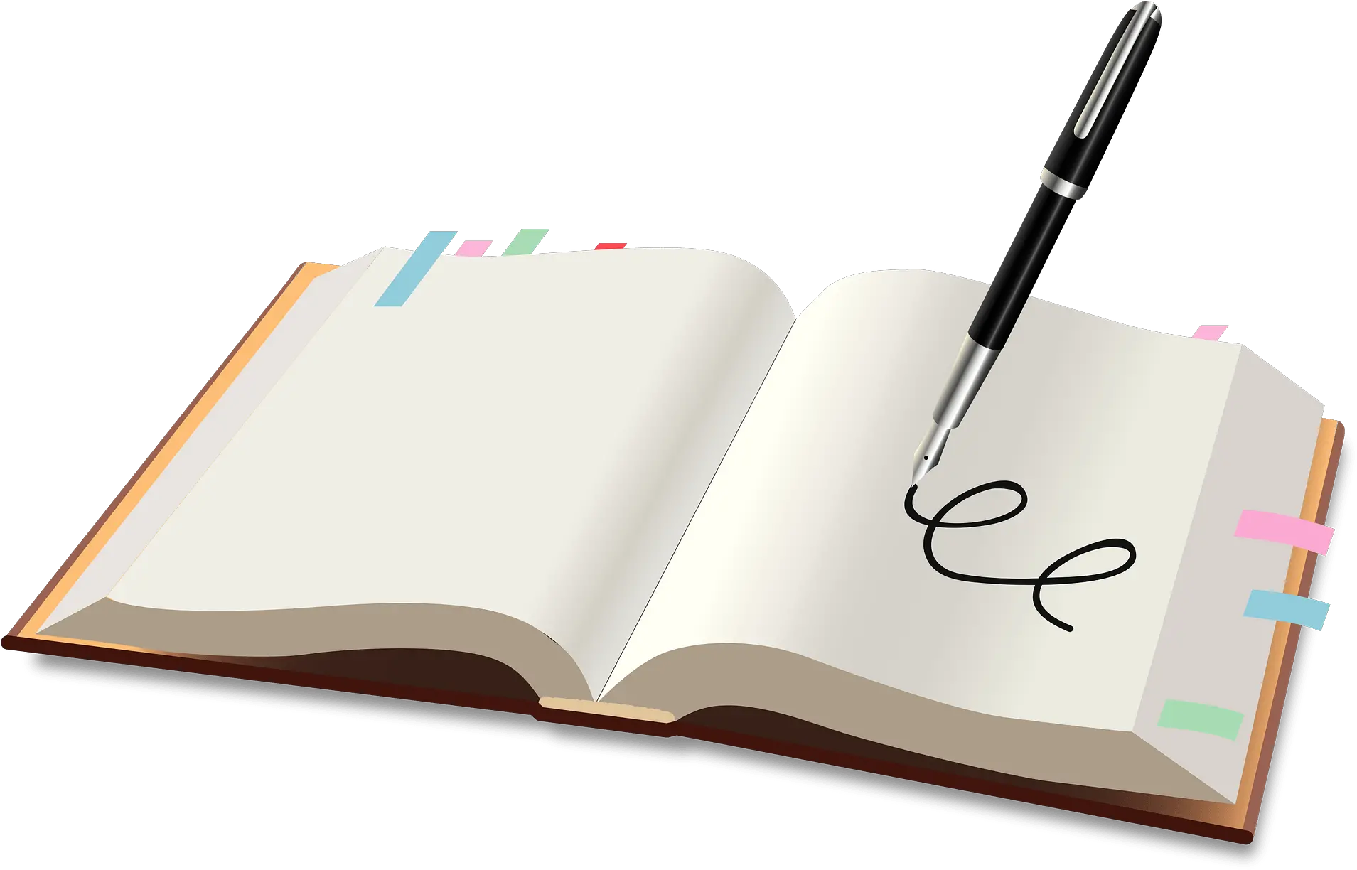 Fountain Pen And Book Clipart Free Download Transparent Book With Pen Png Ink Pen Png