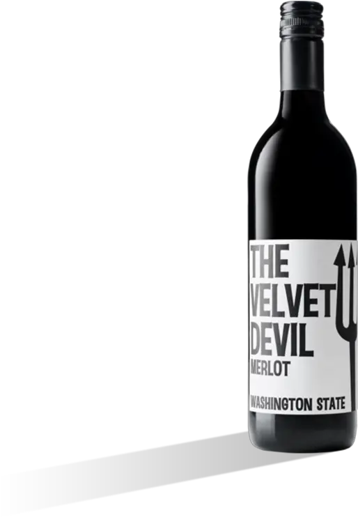 Charles Smith Wines Washington Are So Awesome Velvet Devil Wine Png Wine Bottle Transparent Background