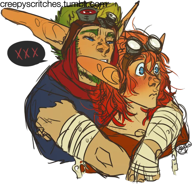 Tumblr Comm U2014 Weasyl Fictional Character Png Jak And Daxter Png