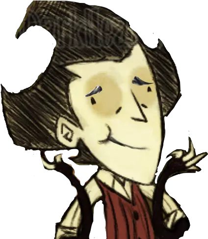 Wilson Shrug Don T Starve Together Wilson Png Full Size Don T Starve Memes Shrug Png