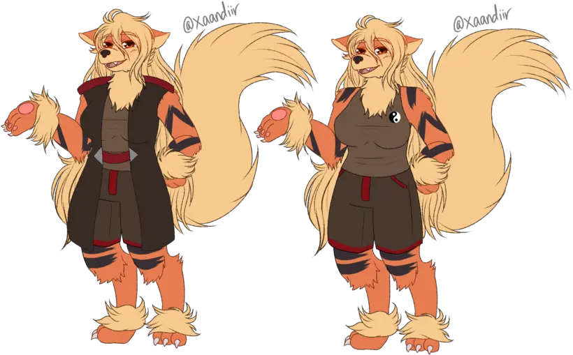 Arcana The Arcanine Furry Characters Refsheetnet Fictional Character Png Arcanine Transparent