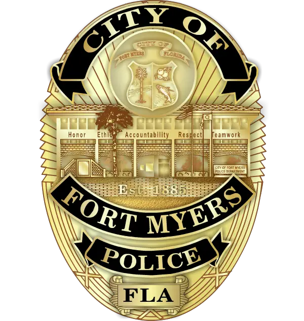 Waze Logo Fort Myers Police Department Badge Hd Png Fort Myers Police Department Badge Waze Logo
