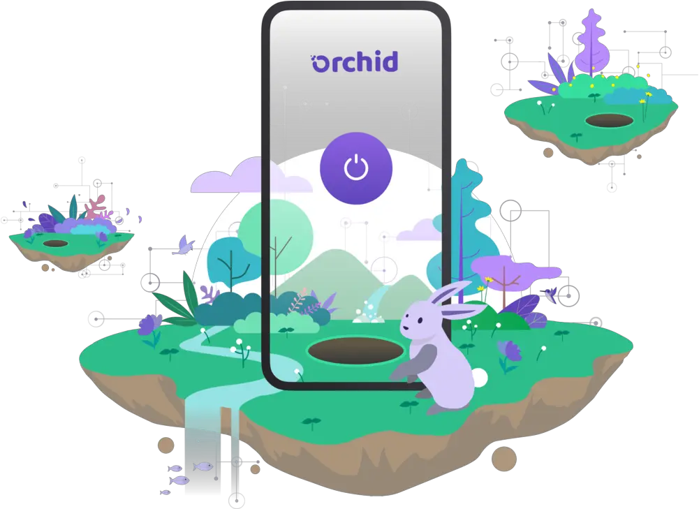 Ethereal U0026 Orchid Announce Partnership For Data Privacy Day Orchid Vpn Png Orchid Png